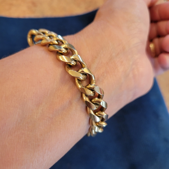 Vintage Speidel ID Bracelet "DANNY" ~ Gold Tone ~ 1980s(?) ~ Unisex ~ Retro! - Picture 8 of 13